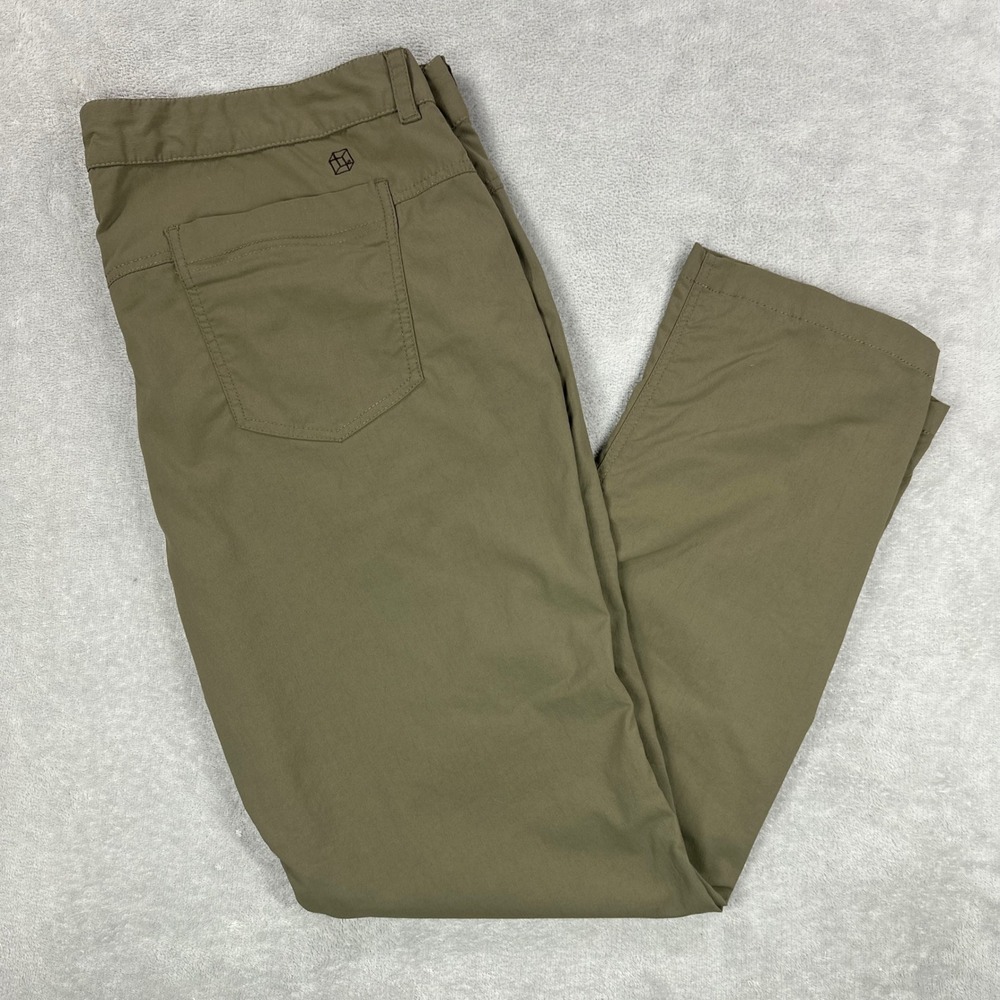 Clothing Arts P^cubed Pick-Pocket Proof Men 40x30 Olive Tan Travel Pants Stretch